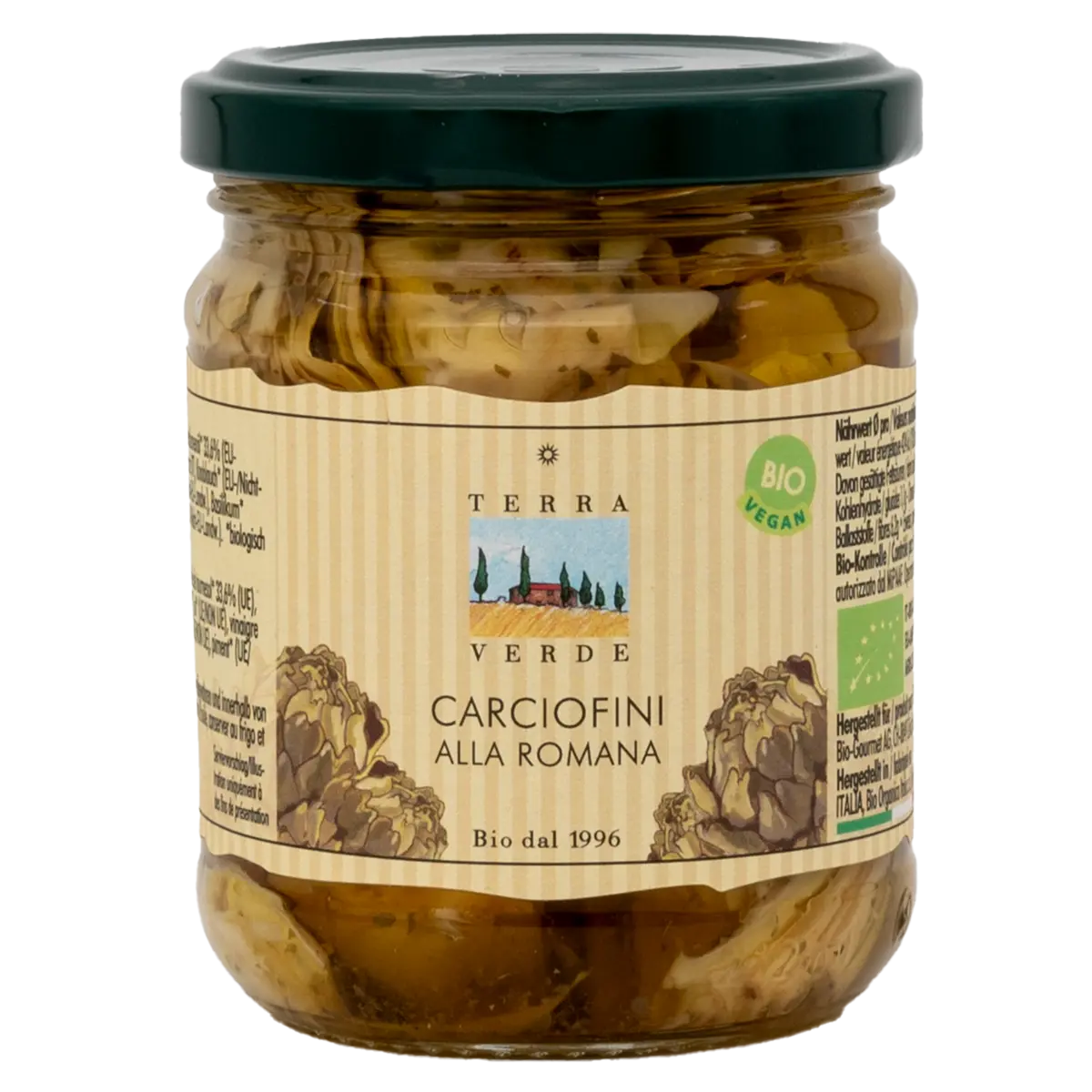 Bio Artischocken in Öl – Terra Verde Bio Artischocken in Öl – Terra Verde