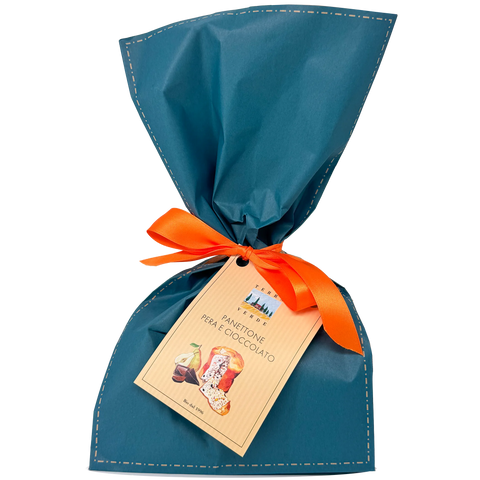 Bio Panettone mit Birne & Schokolade