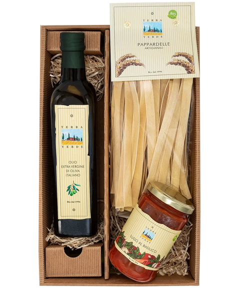 Geschenkset Terra Verde | Pasta & Basilico | 100% Bio
