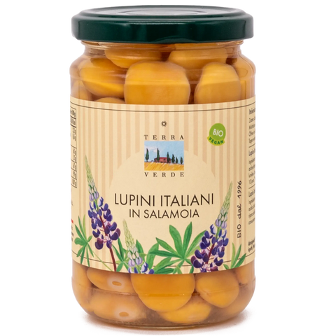 Bio Lupinen in Salzlake