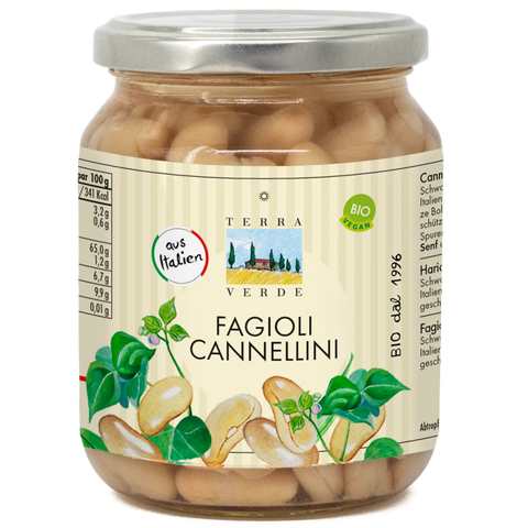 Bio Cannellini-Bohnen (gekocht)