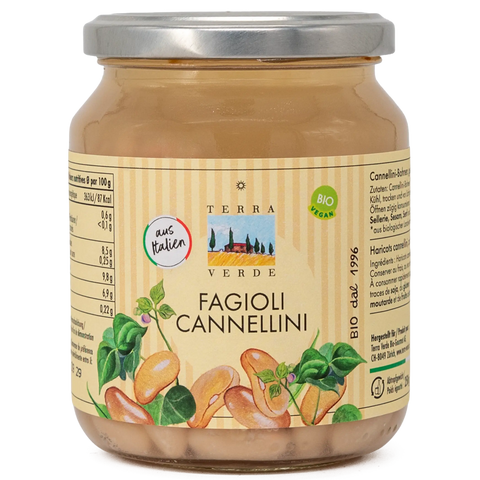 Bio Cannellini-Bohnen (gekocht)